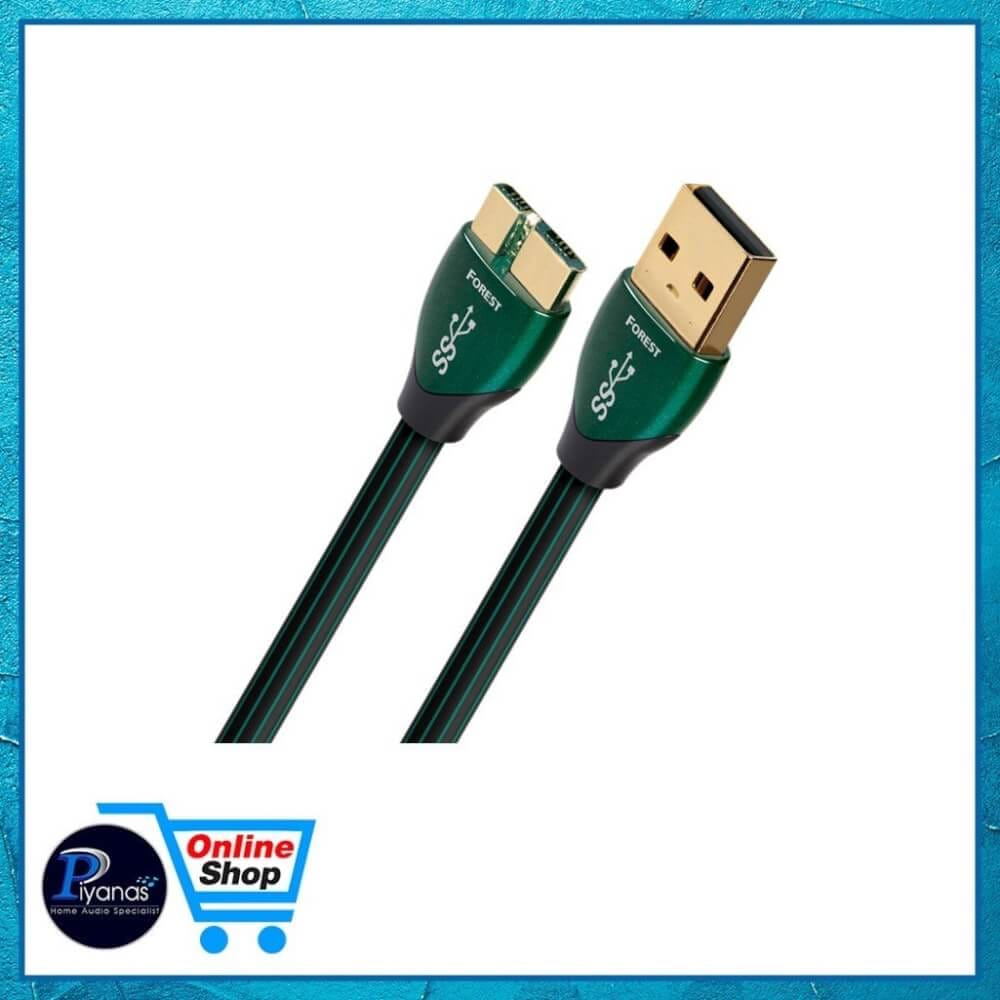 สาย USB AUDIOQUEST : USB-FOREST (A TO MICRO) (USB 3.0) (0.75M)